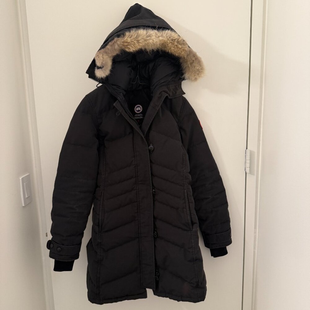 Canada Goose Small 'Lorette' Hooded Down Parka with Genuine Coyote Fur Trim